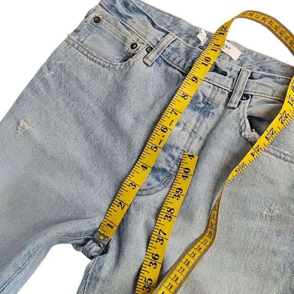 Moussy Vintage Womens Distressed Button Fly Skinny Jeans, Size 26 - Picture 5 of 11